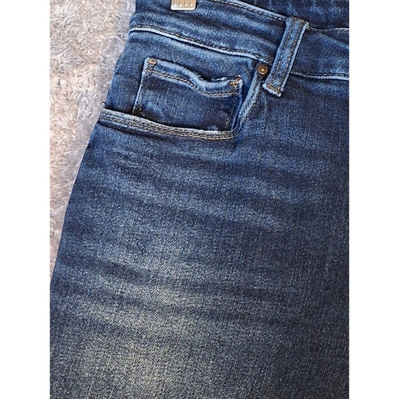 Kut from the Kloth Womens Dark Wash, Whiskered Straight Leg Jeans Size 4 - Picture 5 of 13